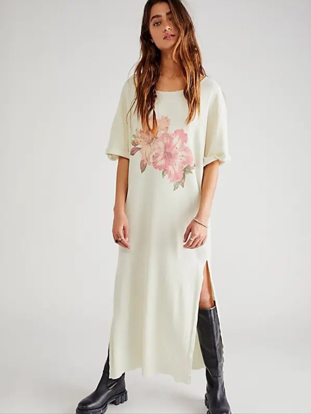 Free People x Vintage Soul Hibiscus Maxi Dress - Picture 15 of 16